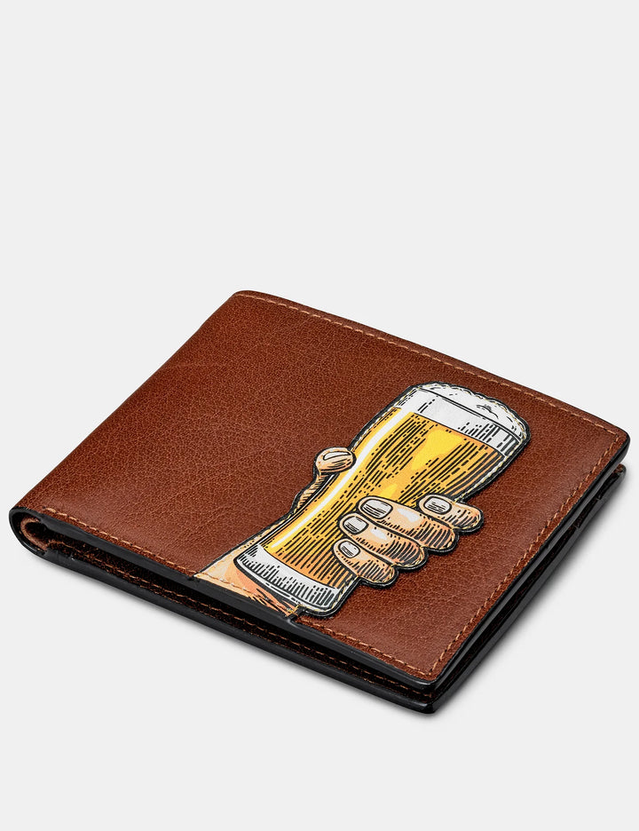 Cheers Brown Leather Wallet