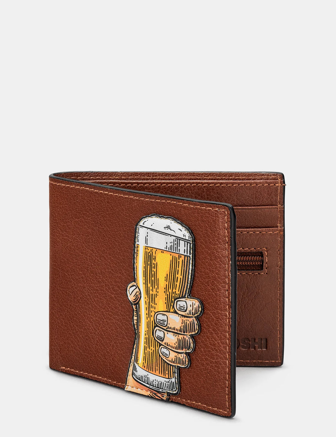 Cheers Brown Leather Wallet