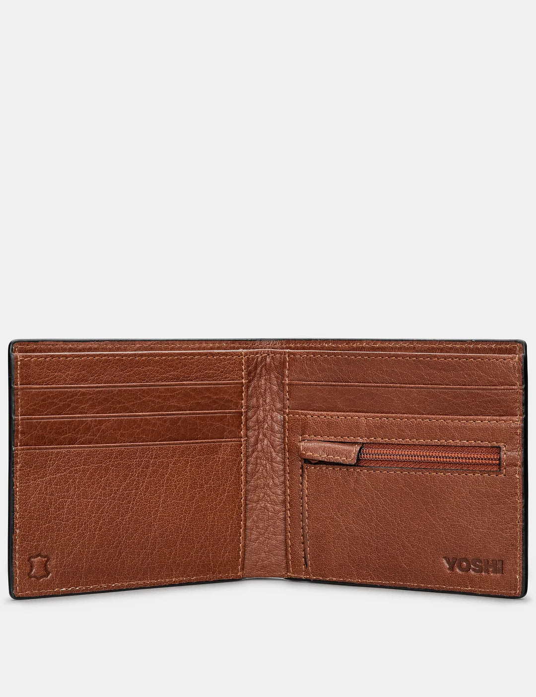 Shakespeare Bookworm Brown Leather Wallet | YOSHI