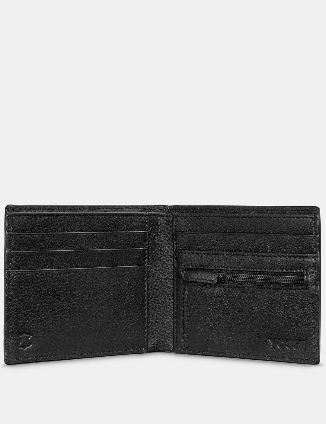 Sci-Fi Bookworm Black Leather Wallet | YOSHI