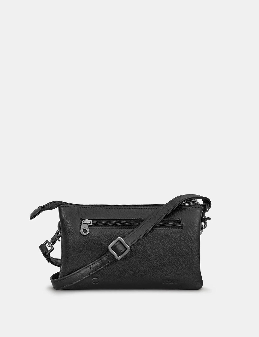 Logan Black Leather Mulitway Cross Body Bag | YOSHI