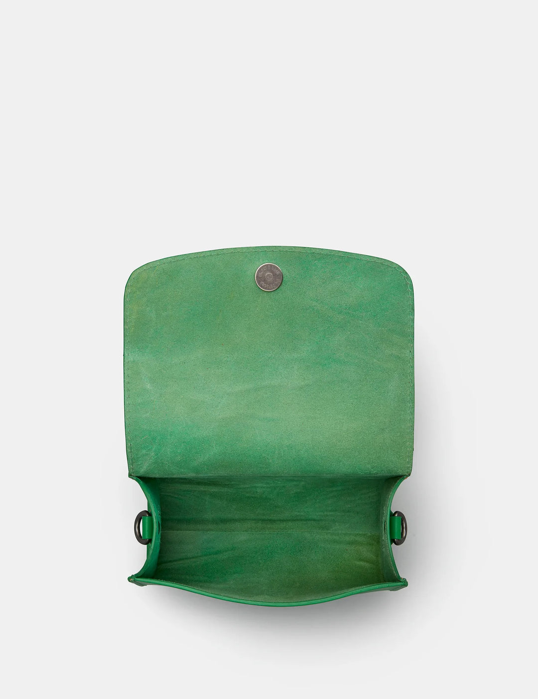 Newham Green Leather Cross Body Satchel Bag | YOSHI