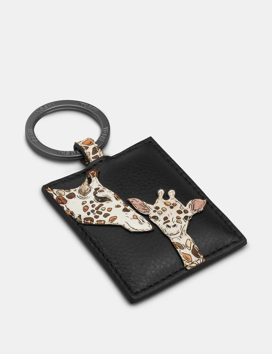 Mother's Pride Black Leather Keyring