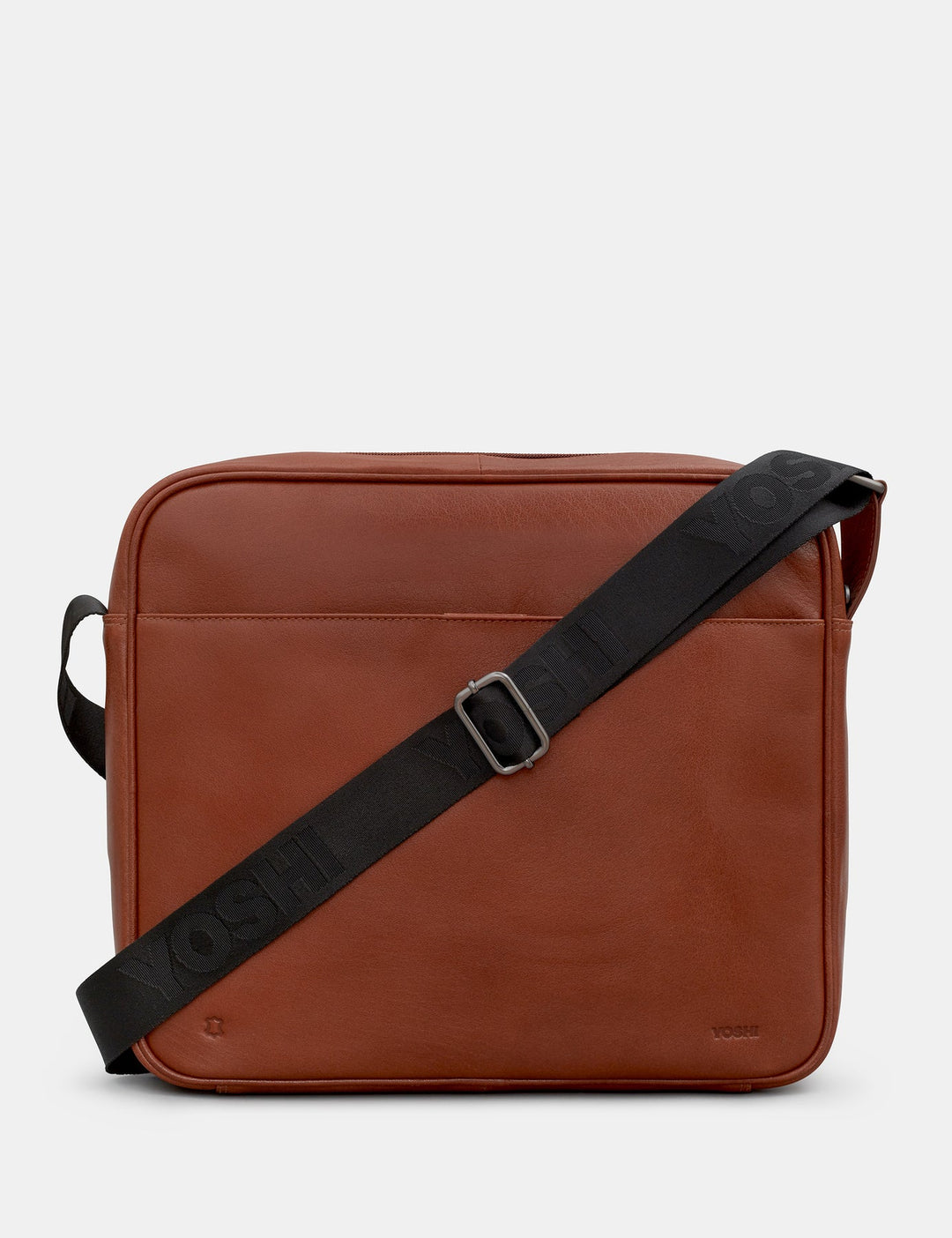 Brown Leather Ridgewood Messenger Bag | YOSHI