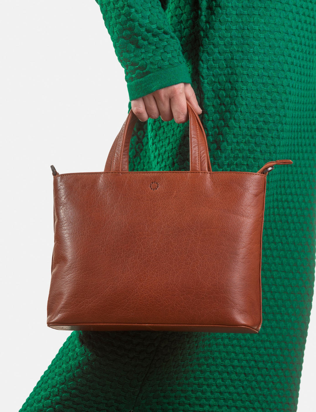 Hampton Brown Leather Multiway Grab Bag | YOSHI