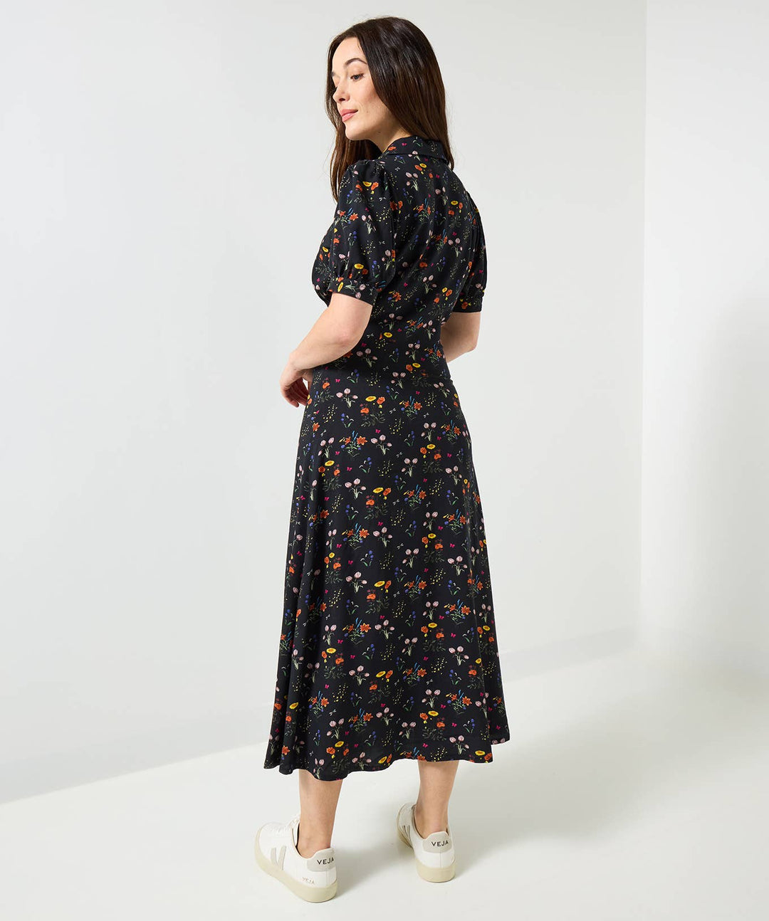 Pop Of Colour Tea Dress