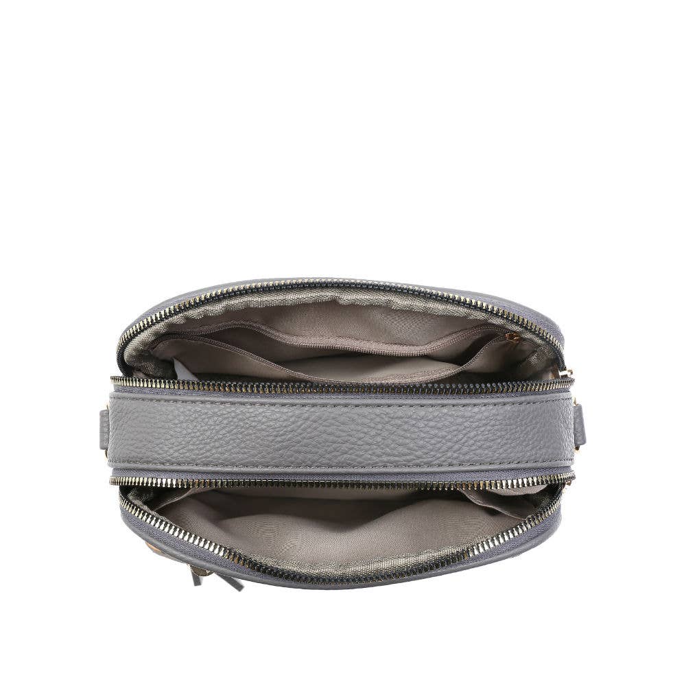 Papaya Croos Body Handbag with double zip