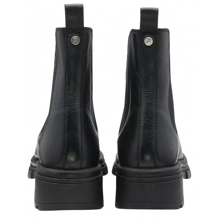 Ravel Black Leather Munro Chelsea Boots