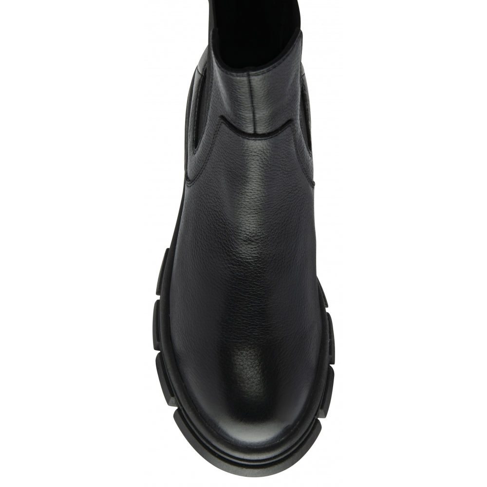 Ravel Black Leather Munro Chelsea Boots