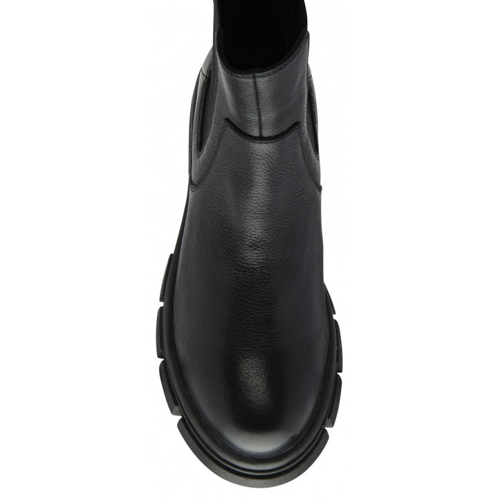 Ravel Black Leather Munro Chelsea Boots