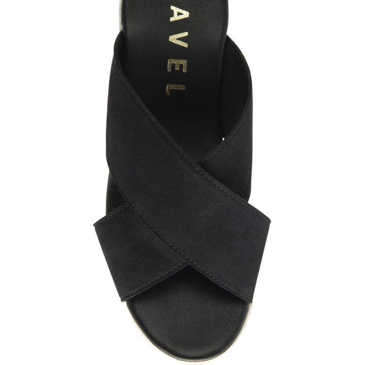Suede Morley Wedge Mule Sandals | Ravel