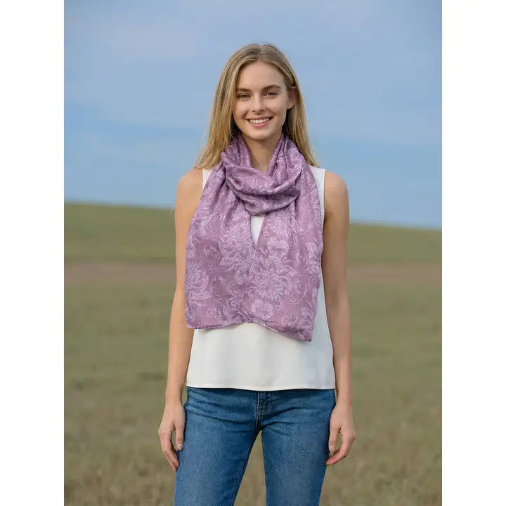 Blush Baroque Scarf