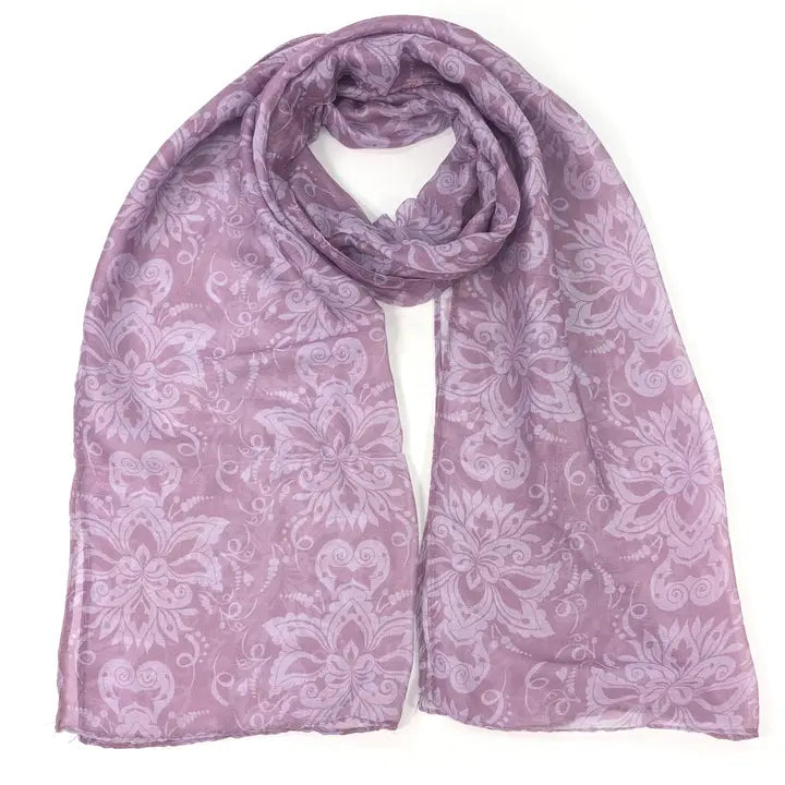 Blush Baroque Scarf