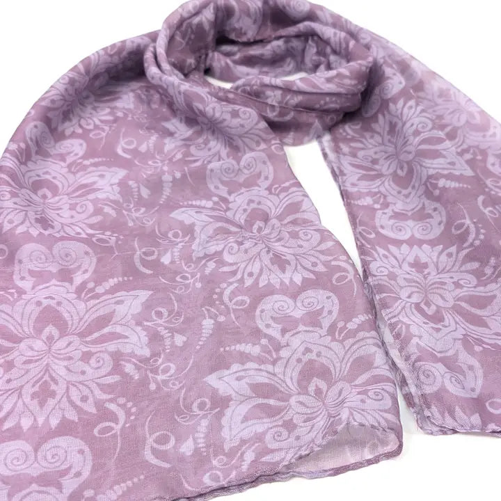 Blush Baroque Scarf