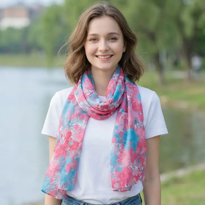 Bright Splatters Scarf