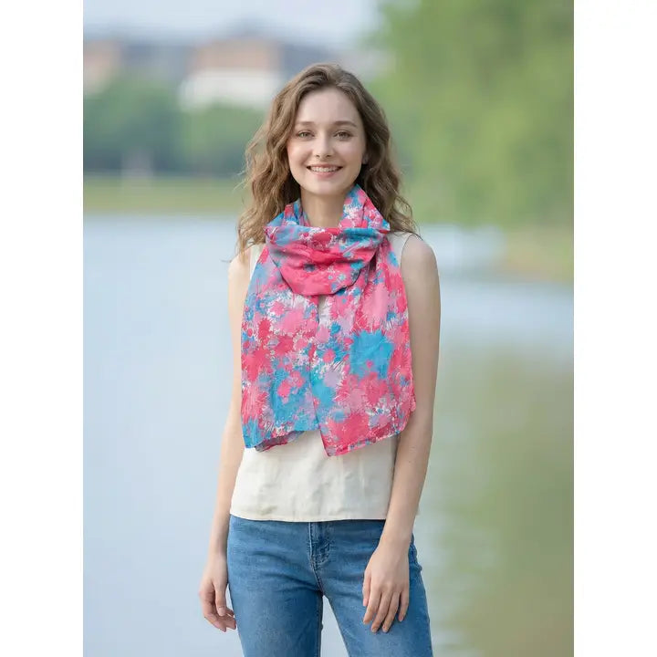 Bright Splatters Scarf