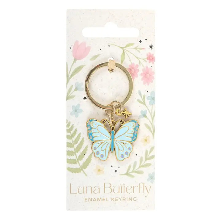 Lunar Butterfly Keyring