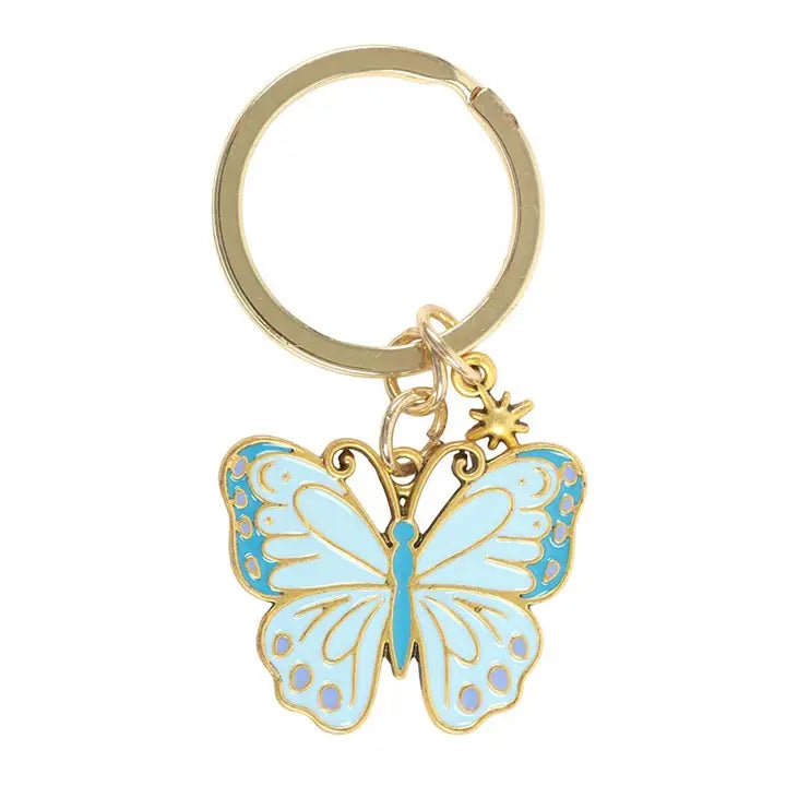 Lunar Butterfly Keyring