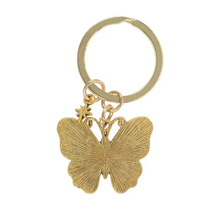Lunar Butterfly Keyring