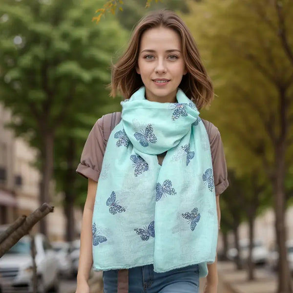 Little Remo Glitter Butterfly Scarf