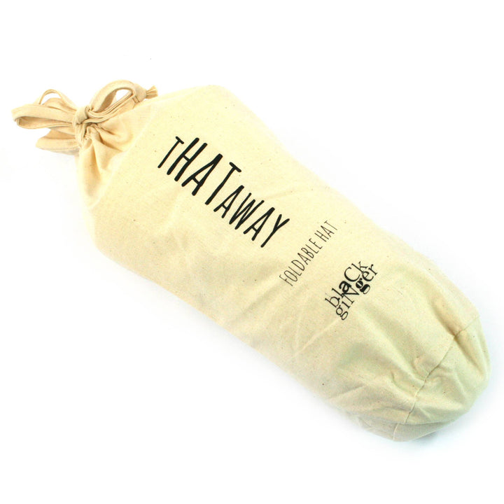 Bold Daisy Wide Brim Foldable Hat - Natural