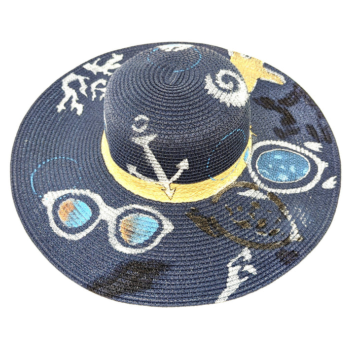 Exclusive Blue Folding Sun Hat