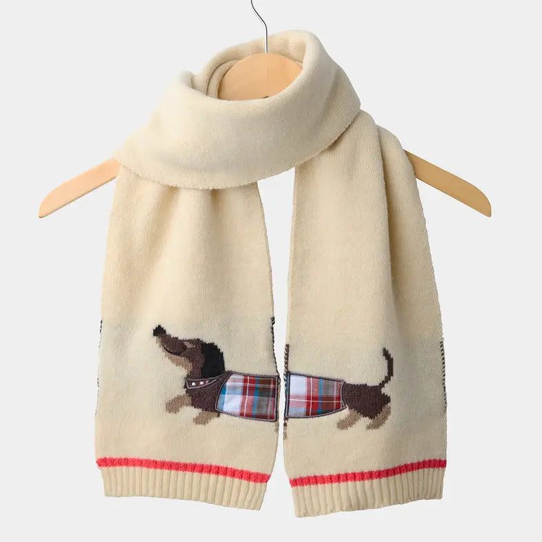 Checked Out Sausage Scarf