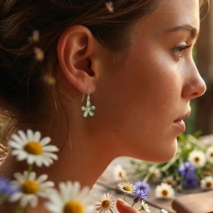 Daisy Enamel Earrings