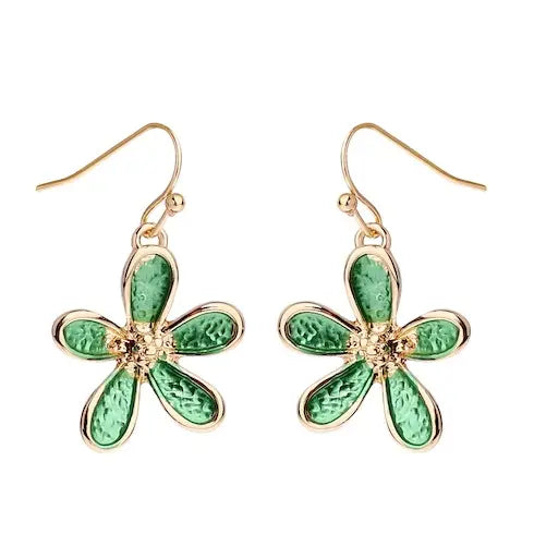 Daisy Enamel Earrings