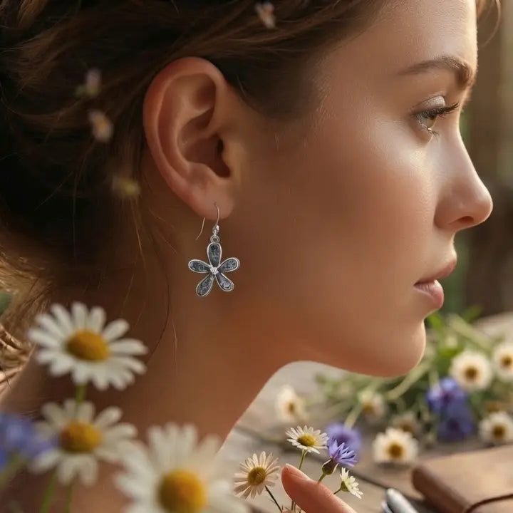 Daisy Enamel Earrings