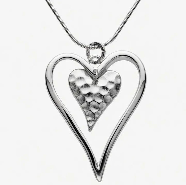Double heart Necklace