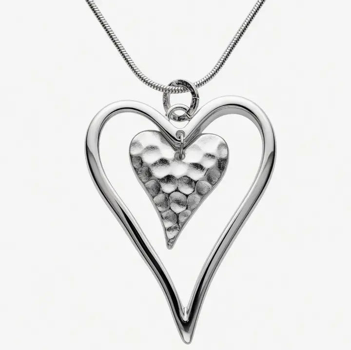 Double heart Necklace