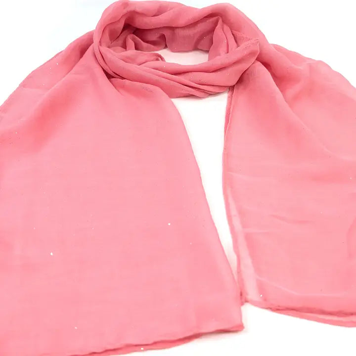 Viano - Sparkle Scarf - Dusky Pink