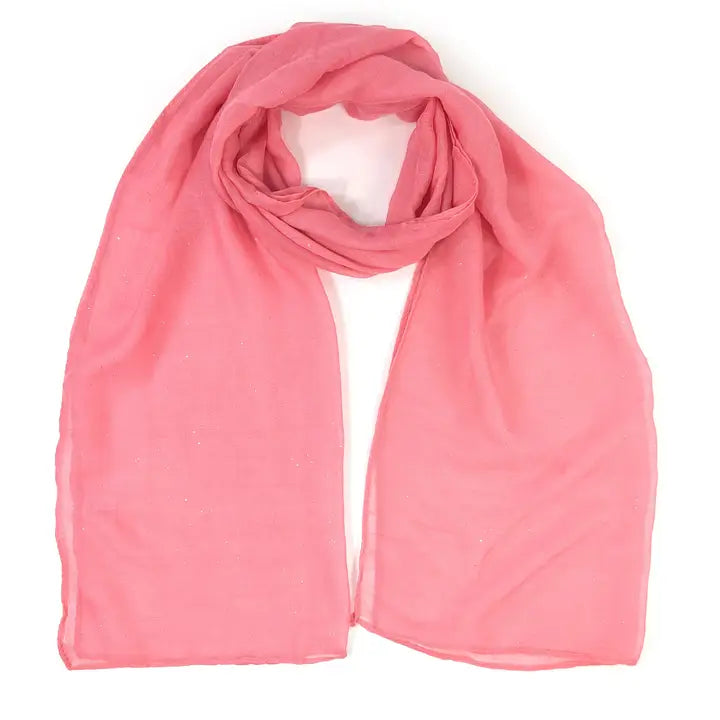 Viano - Sparkle Scarf - Dusky Pink