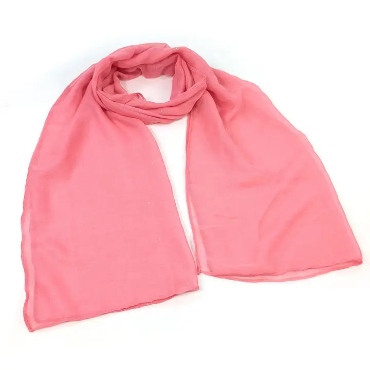 Viano - Sparkle Scarf - Dusky Pink