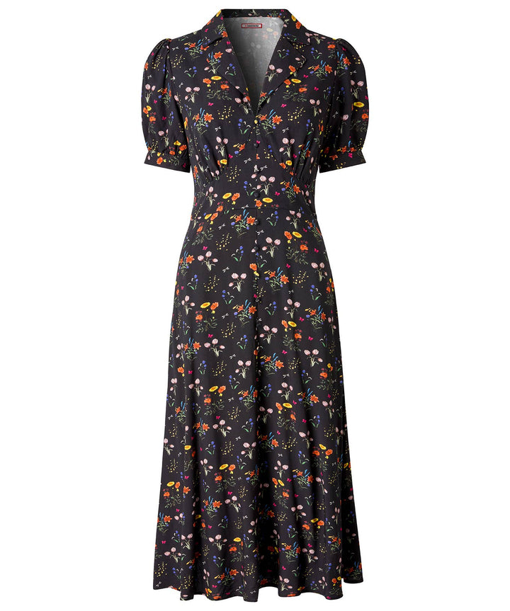 Pop Of Colour Tea Dress