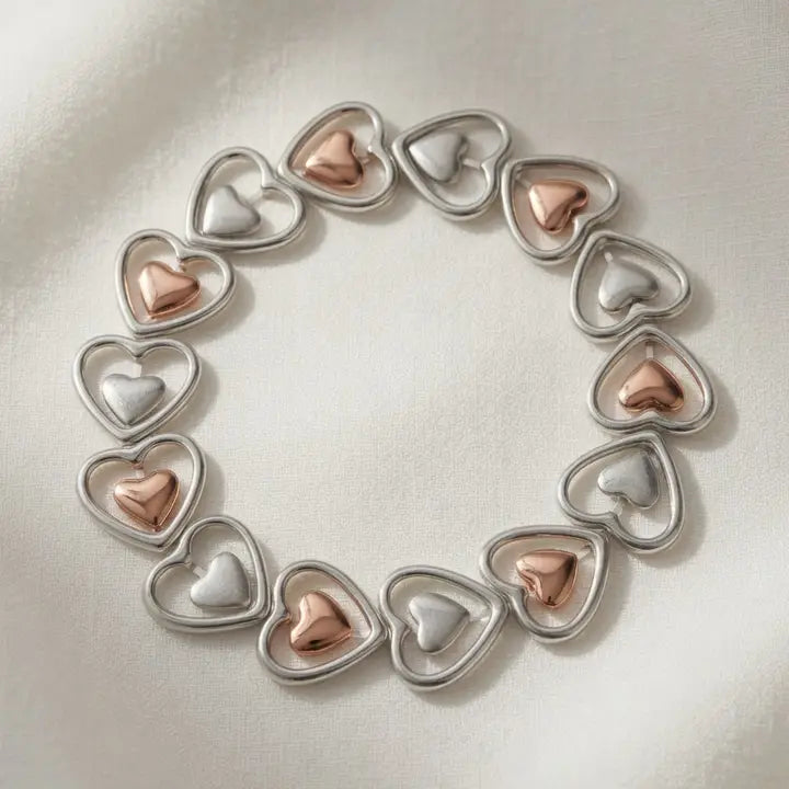 Elastic Heart Bracelet
