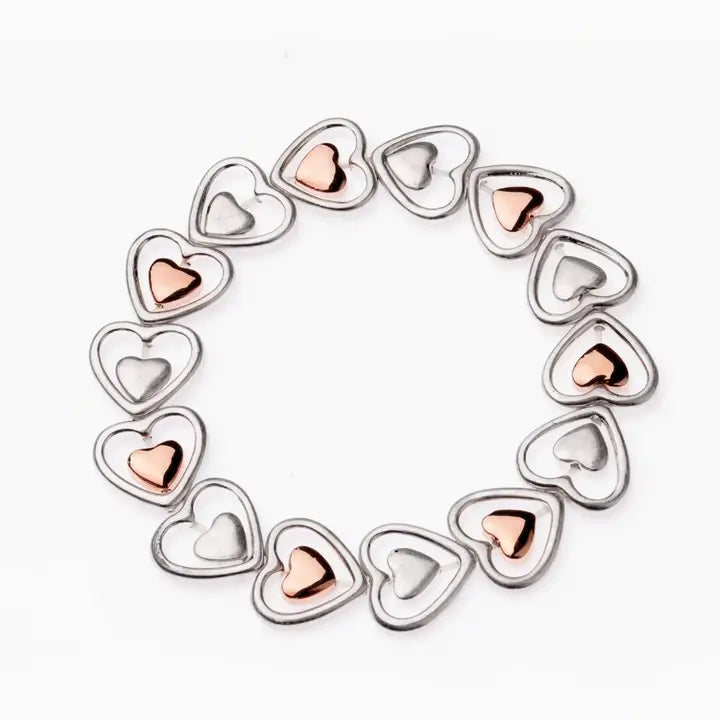 Elastic Heart Bracelet