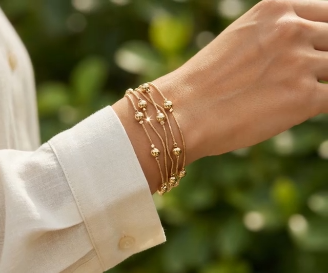 Five strand Beaded Bracelet