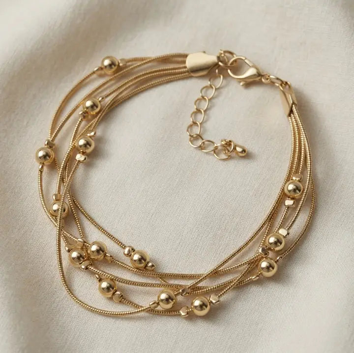 Five strand Beaded Bracelet