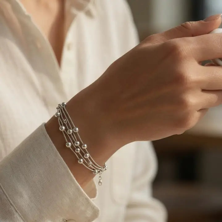 Five strand Beaded Bracelet