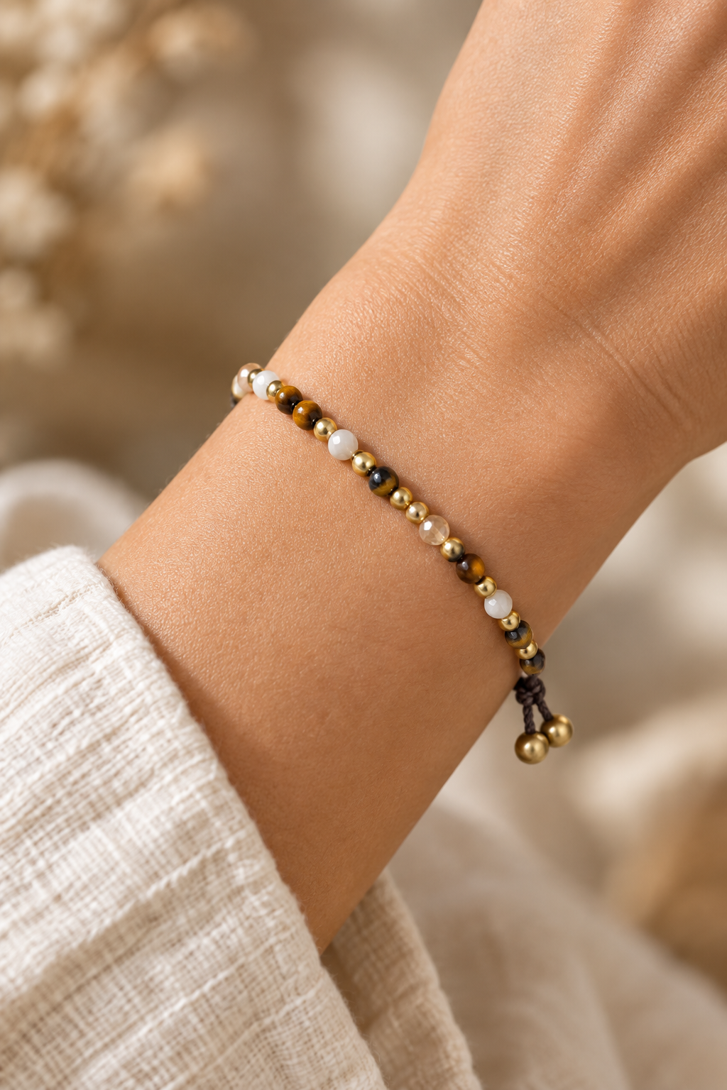 Gold Tiger's Eye Bracelet Portrait