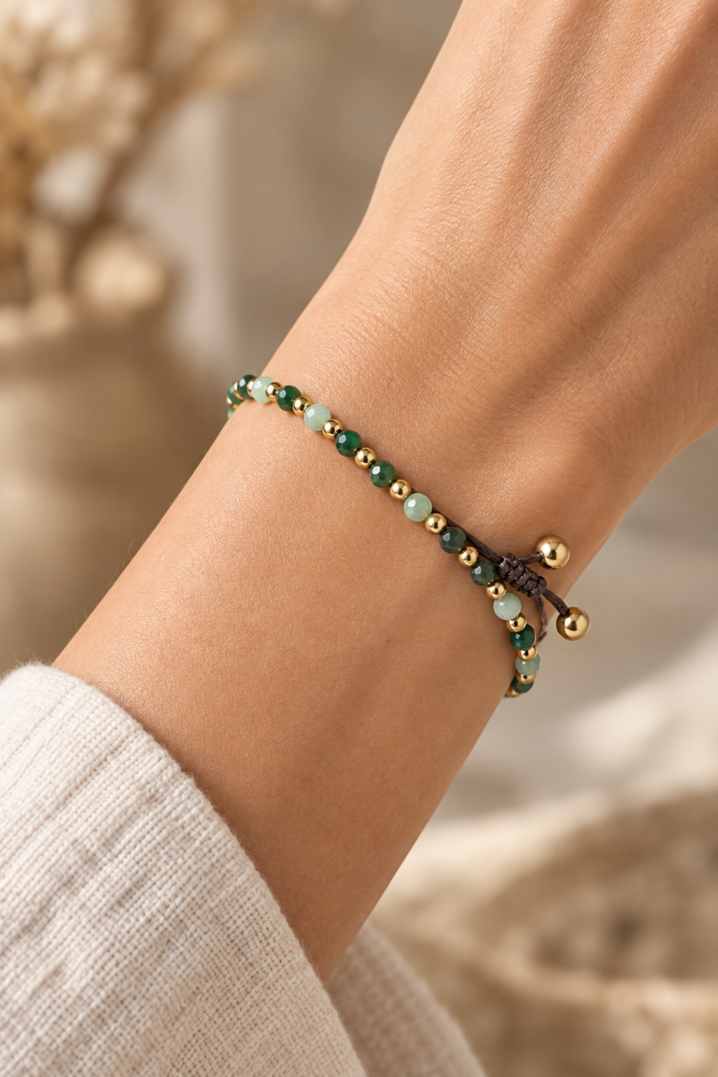Green Multi Aventurine Bracelet Portrait