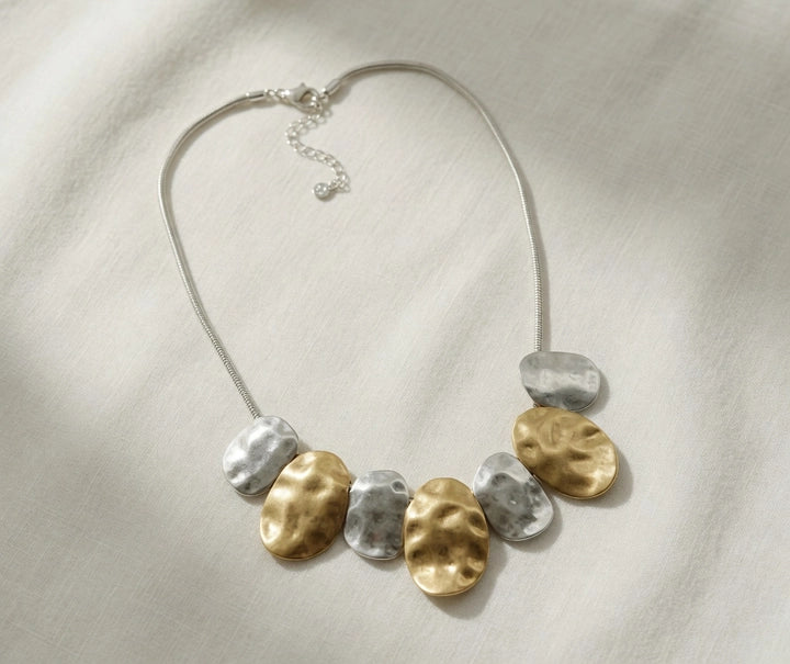Hammered Statement Necklace