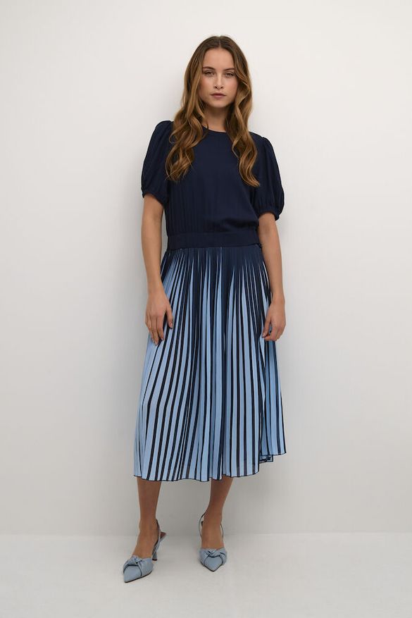 CUcarly Dress Salute Blue Midi Dress | Culture