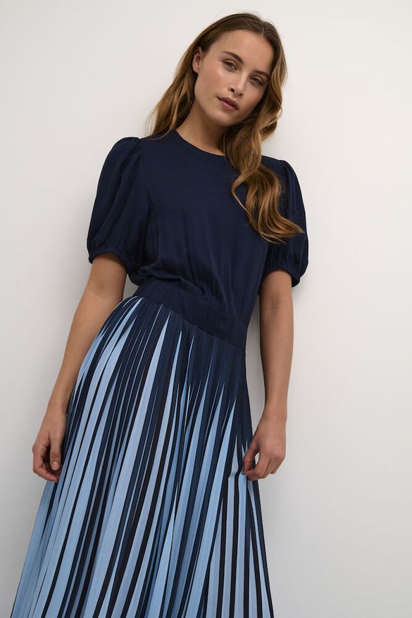 CUcarly Dress Salute Blue Midi Dress | Culture