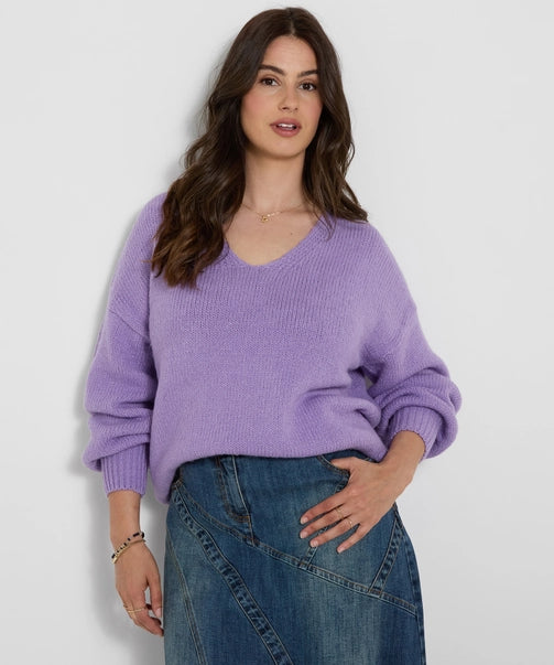 Oh So Cosy V- Neck Jumper