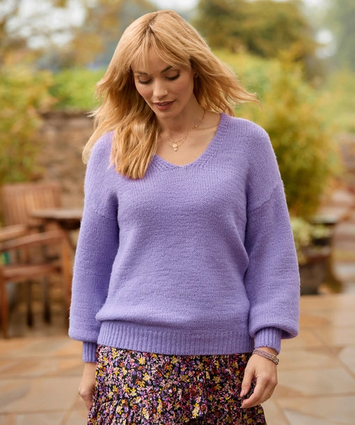 Oh So Cosy V- Neck Jumper