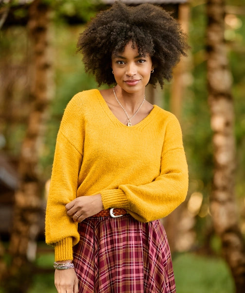 Oh So Cosy V- Neck Jumper