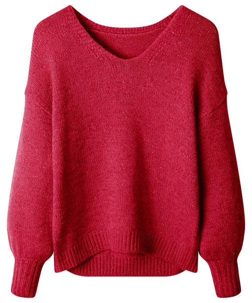 Oh So Cosy V- Neck Jumper
